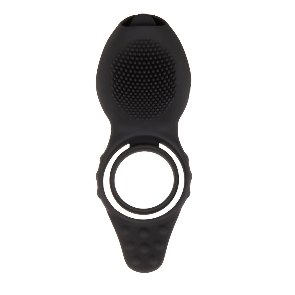 Zero Tolerance Mr Flicker Vibrating Cock Ring|Side View|"mr detail - side view"