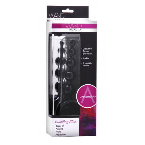 XR Wand Essentials Bubbling Bliss Pleasure Beads Wand Attachment | Package | "complete attachment set - package view"