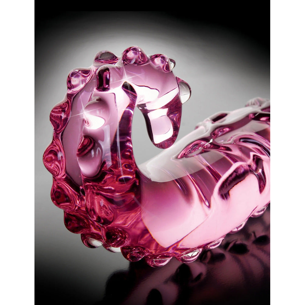 Icicles No. 24 Glass Dildo|Back View|"glass dildo - back view"