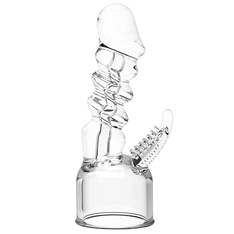 Power Head Super Dong Wand Attachment | Main | "premium silicone wand extension - main view"