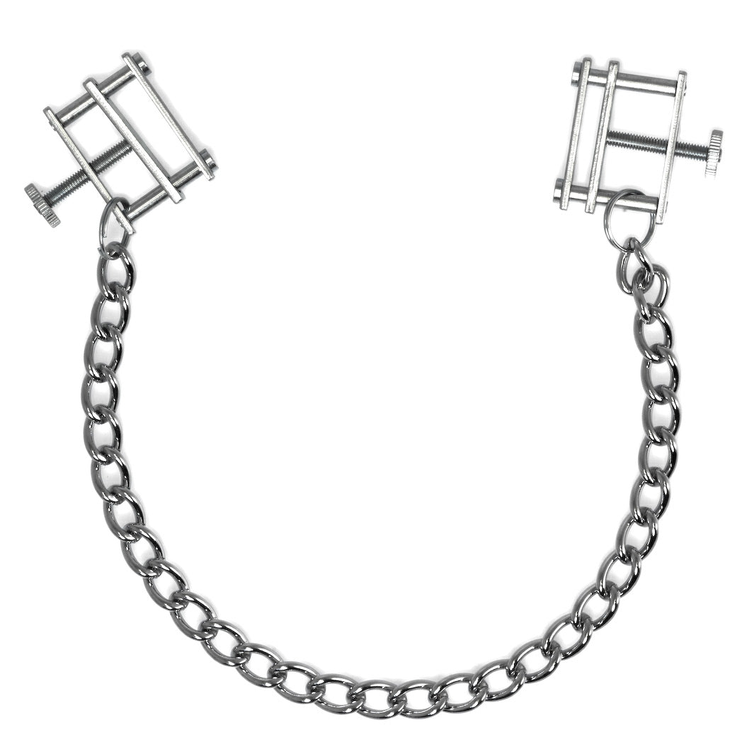 Adjustable Nipple Clamps|Front View|"nipple clamps-front view"|