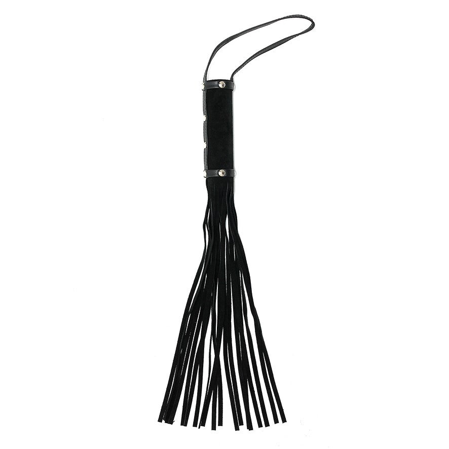 Suede Whip 19 Inches|Front View|"suede whip-front view"|