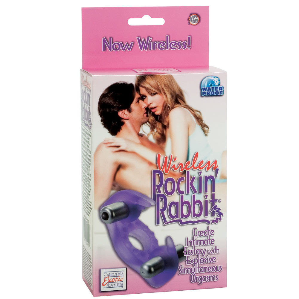 Wireless Rockin Rabbit Vibrating Cock Ring|Detail View|"surface detail - detail view"