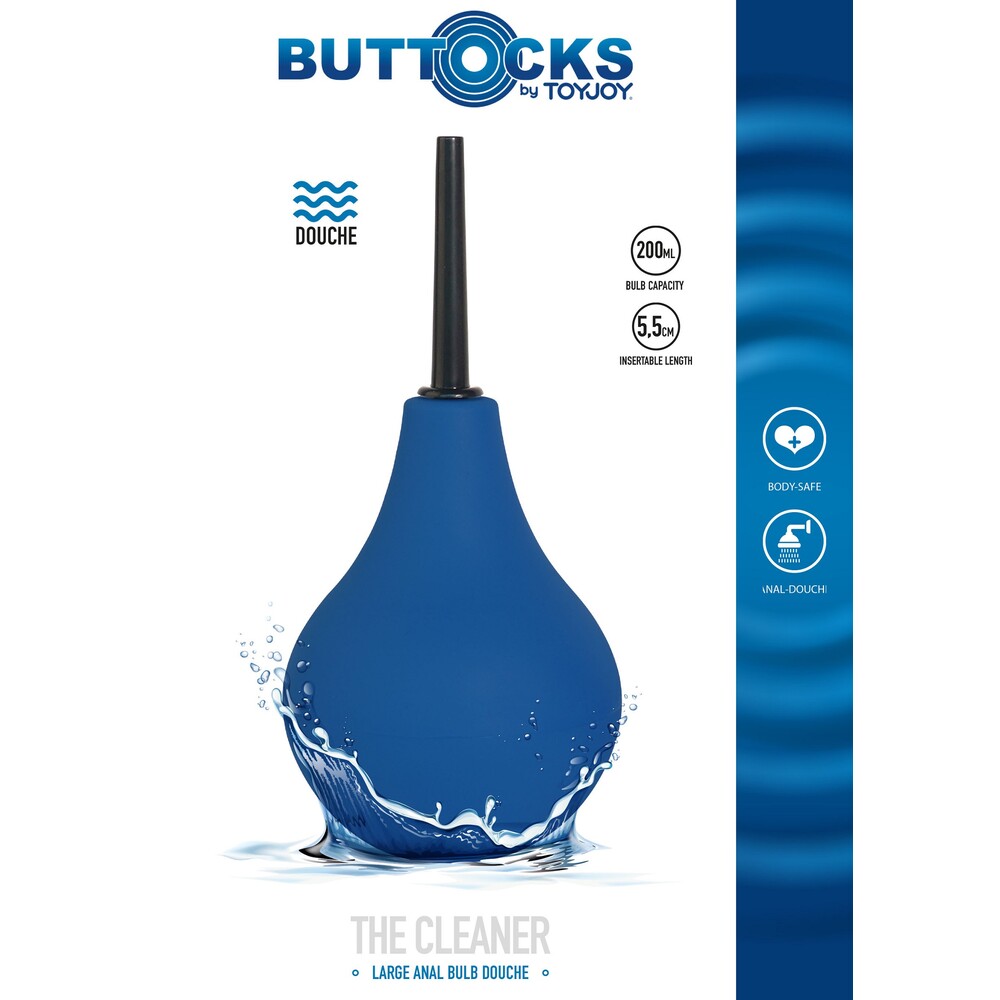ToyJoy Buttocks The Cleaner Douche 200ml | Back View | "200ml douche - back view"