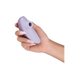 Svakom Galaxie Suction Vibrator With Mood Projector Metallic Lilac|Side View|"Svakom Galaxie Suction Vibrator With Mood Projector Metallic Lilac - side view"