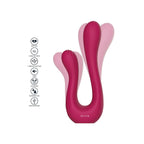 Xocoon Sync Sensation Vibrator | Back View | "Sync sensation vibrator - back view"
