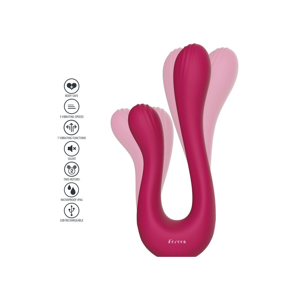 Xocoon Sync Sensation Vibrator | Back View | "Sync sensation vibrator - back view"