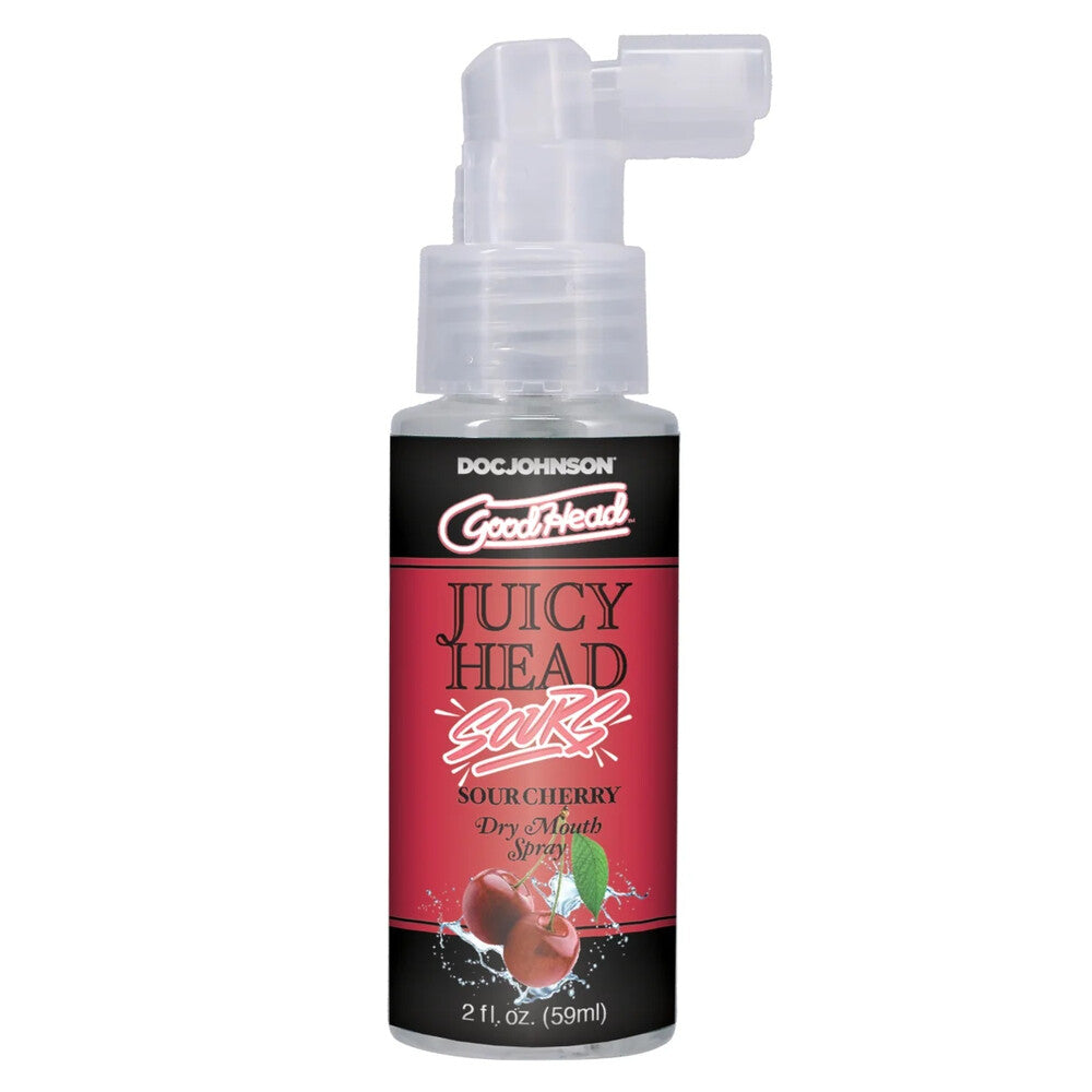 GoodHead Juicy Dry Mouth Sour Cherry | 59ML Oral Enhancement | Front View
