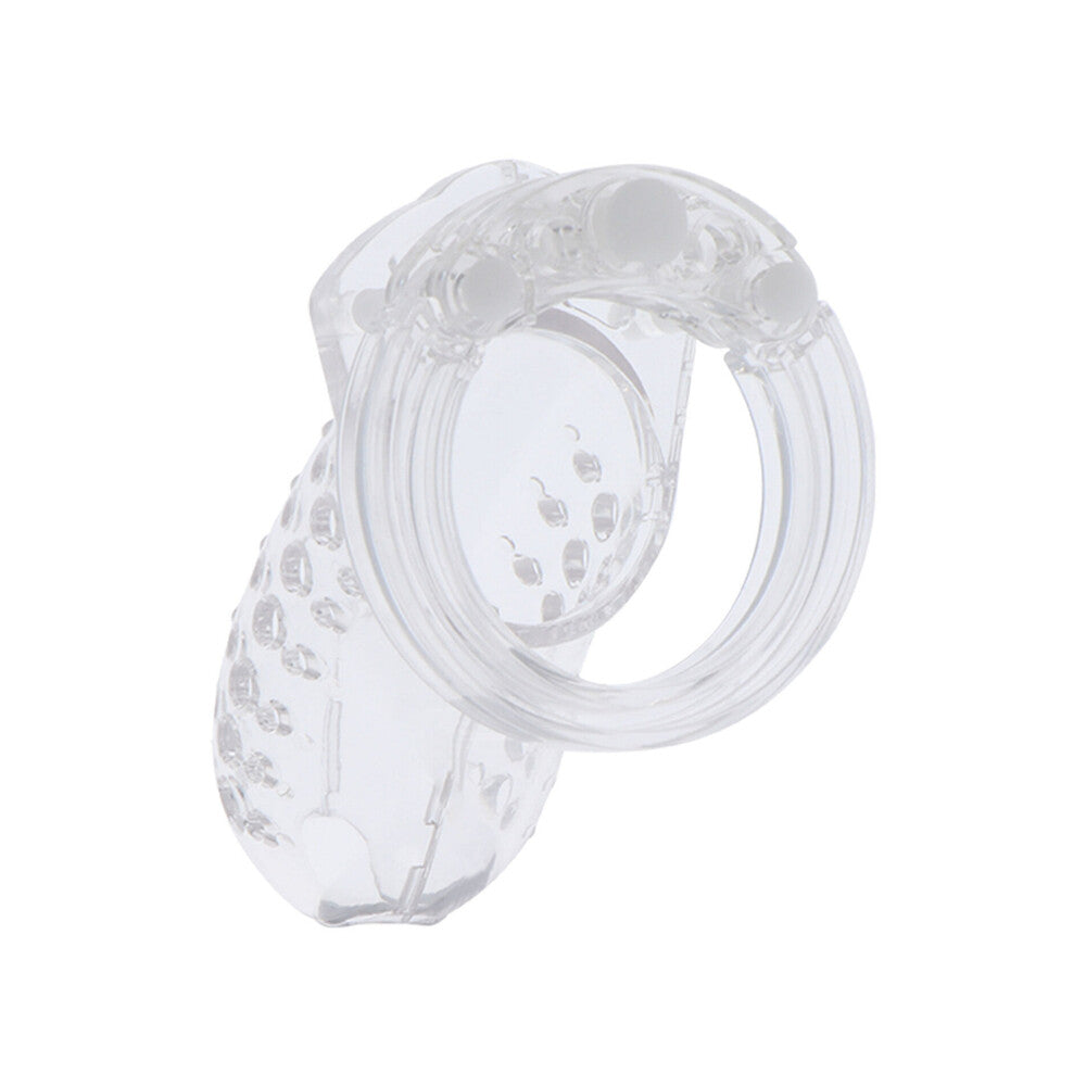 Hidden Desire Extreme Chastity Cock Cage | Side View | "Male chastity device - side view"