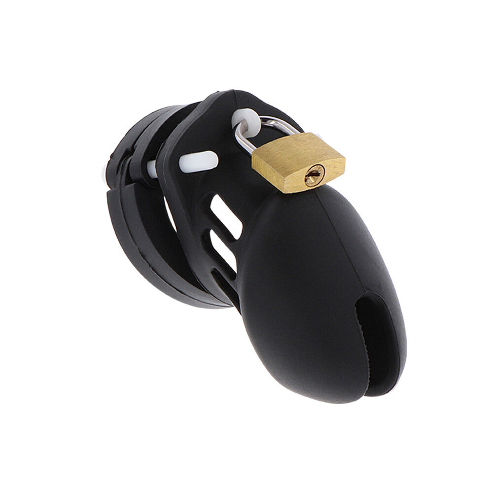 Hidden Desire Extreme Chastity Silicone Cock Cage Small|Product View|"Small chastity device - product view"