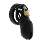 Hidden Desire Extreme Chastity Silicone Cock Cage Large | Front View | "Silicone chastity cage - front view"