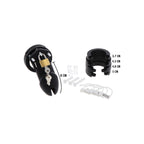 Hidden Desire Extreme Chastity Silicone Cock Cage Large | Lock View | "Silicone chastity cage - lock mechanism"