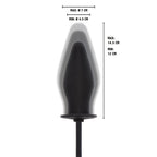 Hidden Desire Extreme Advanced Inflatable Butt Plug | Angle View | Complete Design