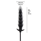 Hidden Desire Extreme Advanced Inflatable Ribbed Plug | Detail View | "Advanced inflatable plug - texture detail"