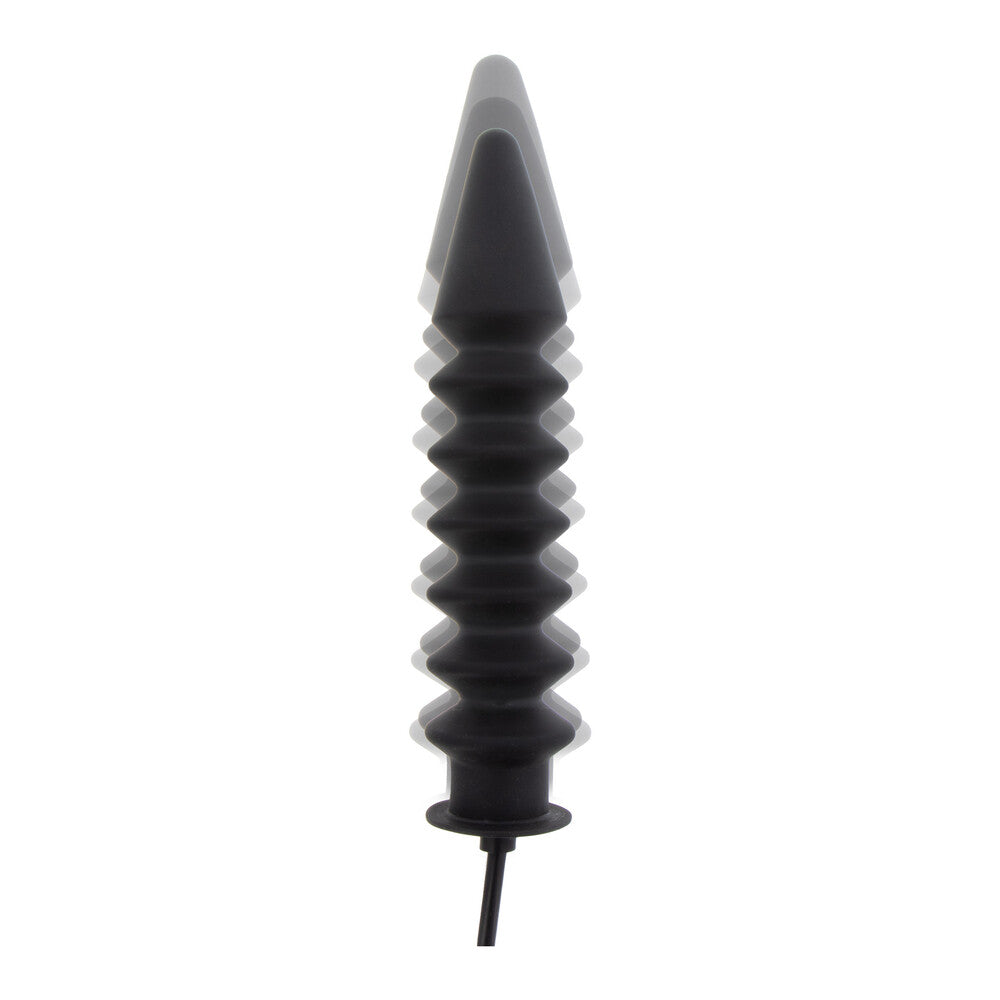 Hidden Desire Extreme Expert Inflatable Ribbed Plug | Feature View | "Expert inflatable plug - inflation system"