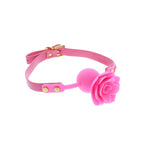 Taboom Malibu Rose Ball Gag | Front View | "Rose ball gag - front view"