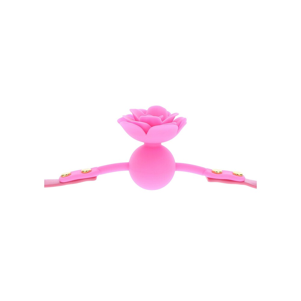 Taboom Malibu Rose Ball Gag | Detail View | "Rose ball gag - detail view"