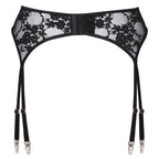 Cottelli Lace Suspender Belt|Detail View|"Lace garter belt - lace detail"