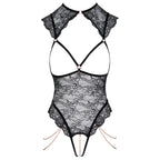 Abierta Fina Open Lace Body | Detail View | "Sheer lace bodysuit - lace texture"