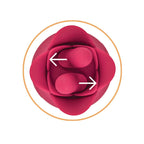 ClitTastic Tulip Finger Massager Pleasure Plug Set | Back View | "Tulip pleasure set - back view"