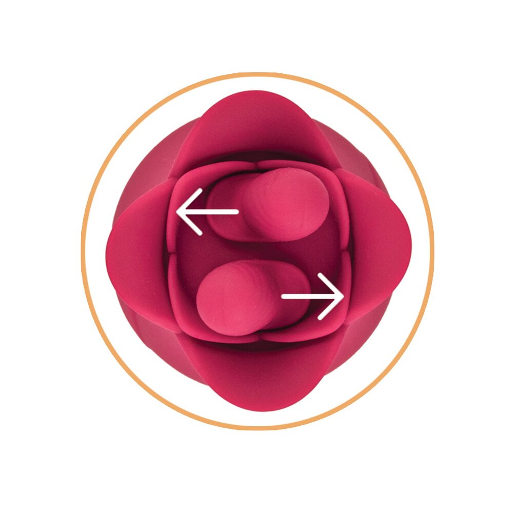 ClitTastic Tulip Finger Massager Pleasure Plug Set | Back View | "Tulip pleasure set - back view"