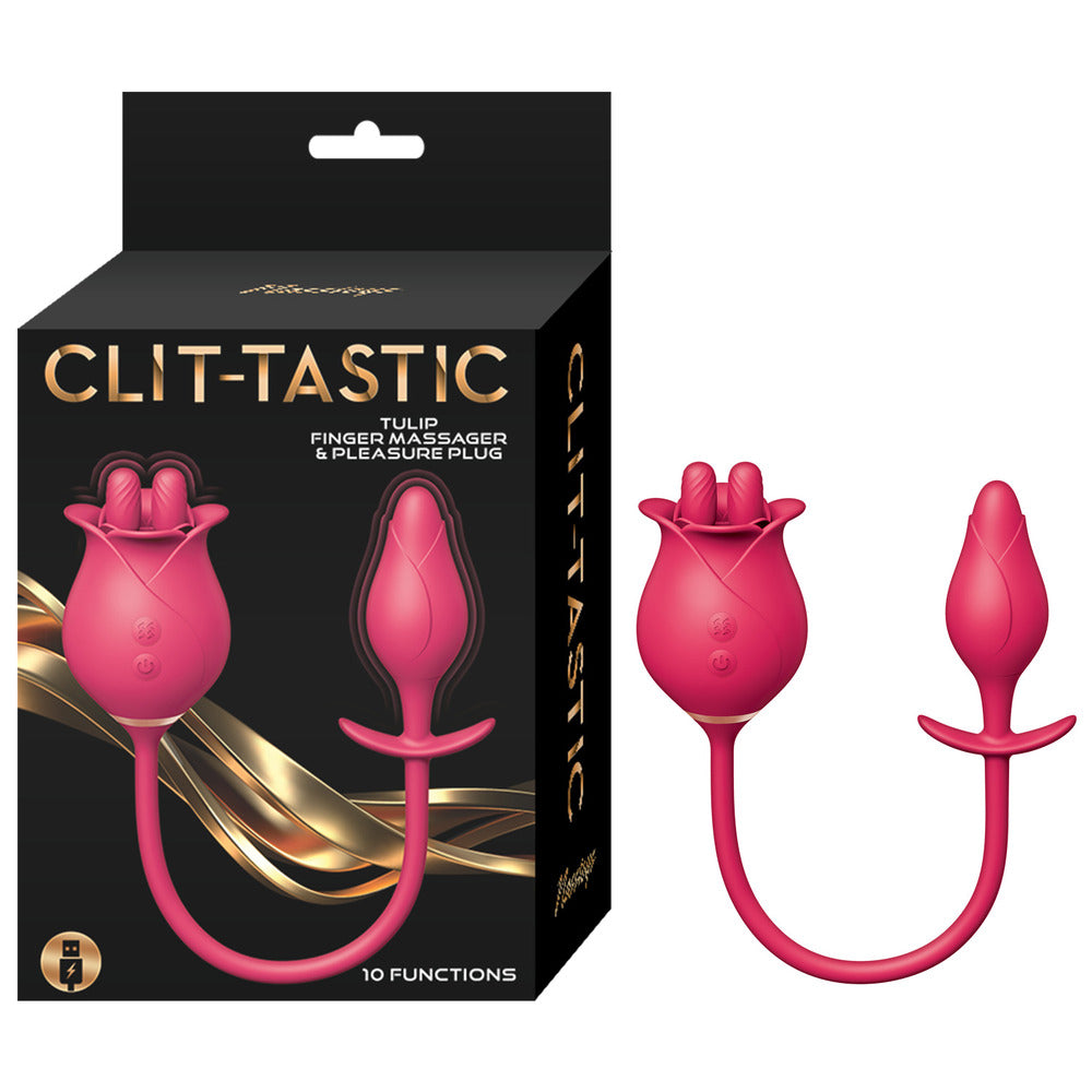 ClitTastic Tulip Finger Massager Pleasure Plug Set | Detail View | "Tulip pleasure set - detail view"