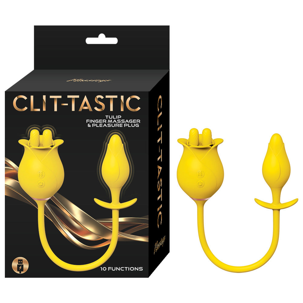 ClitTastic Tulip Finger Massager Pleasure Plug Set | Detail View | "Tulip pleasure set - detail view"
