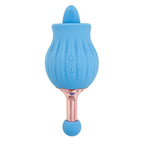ClitTastic Rose Bud Dual Massager Rechargeable | Front View | "Rose bud massager - front view"