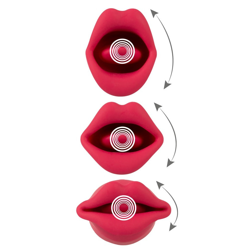 Oral Fun Moving Lips Tongue Vibrator|Feature View|"Oral stimulator - features"