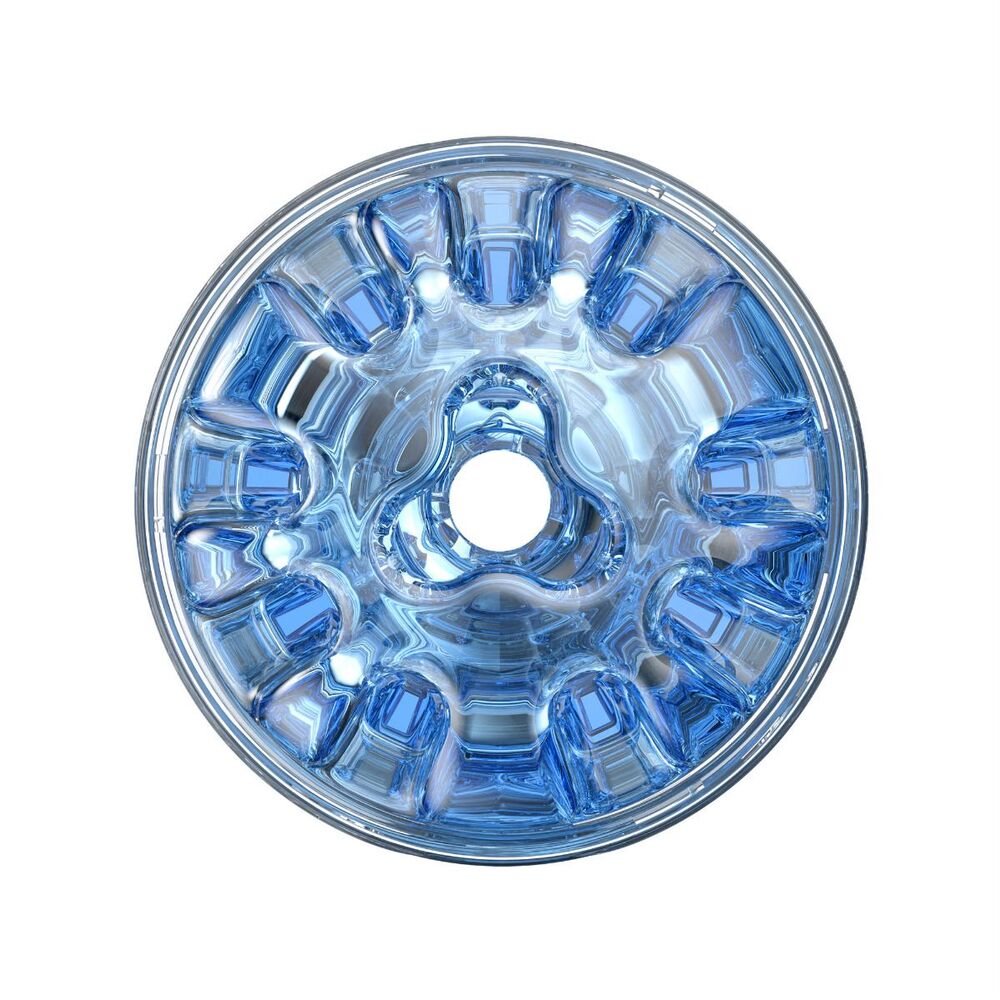 Fleshlight Quickshot Turbo Blue Ice | Back View | "Turbo blue ice - back view"