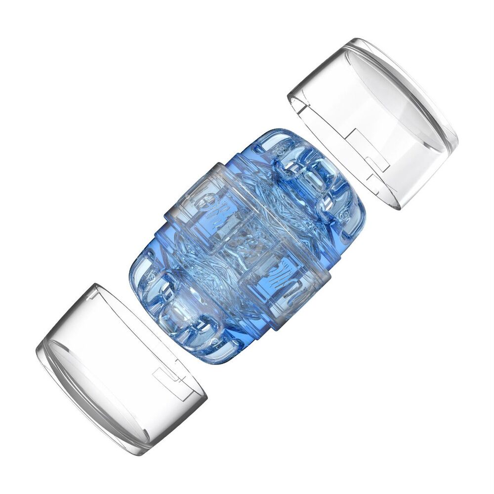 Fleshlight Quickshot Turbo Blue Ice | Detail View | "Turbo blue ice - detail view"