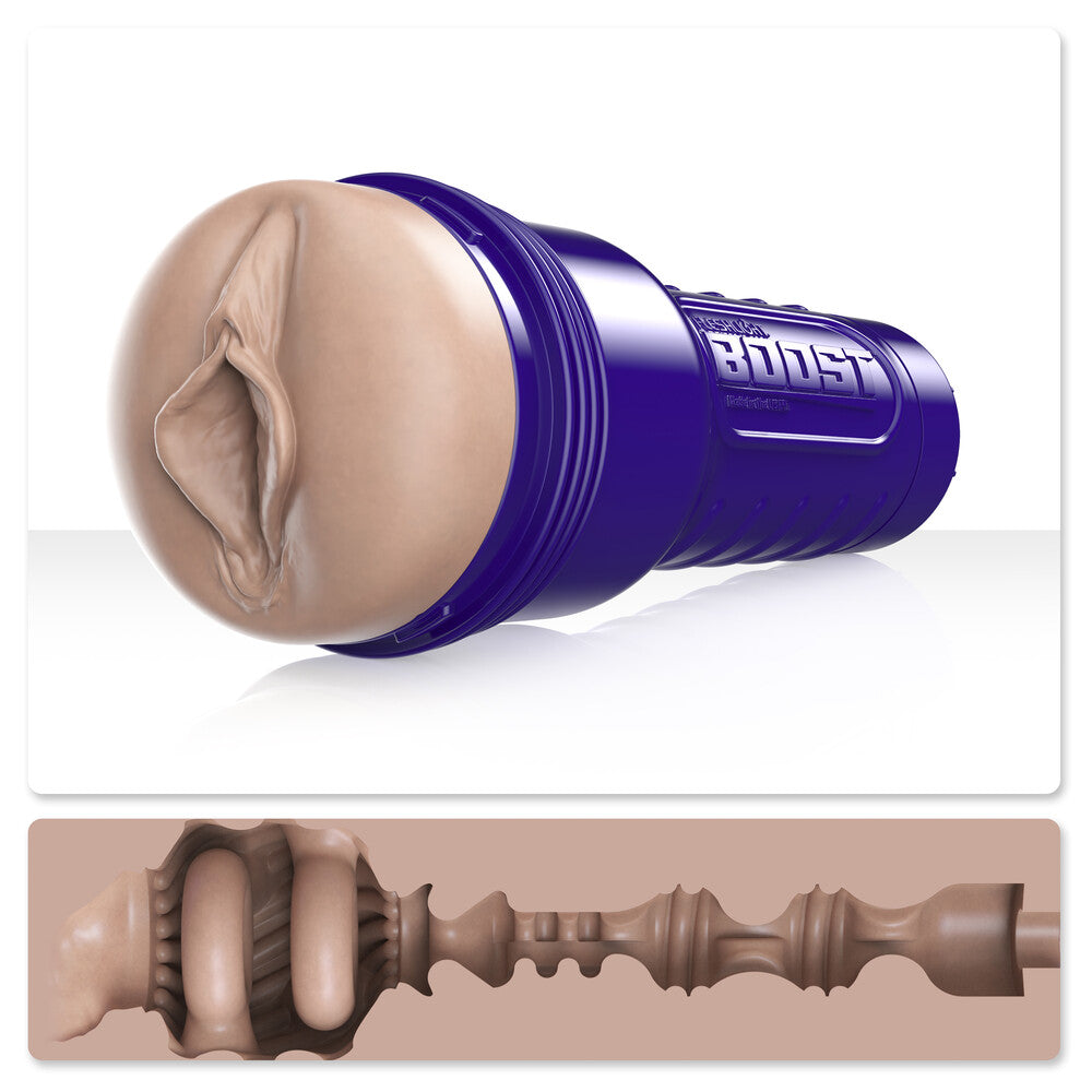 Fleshlight Boost Bang Masturbator | Front View | "Boost bang masturbator - front view"