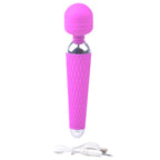 10 Speed Purple Rechargeable Magic Wand|Product View|"Purple wand - product view"