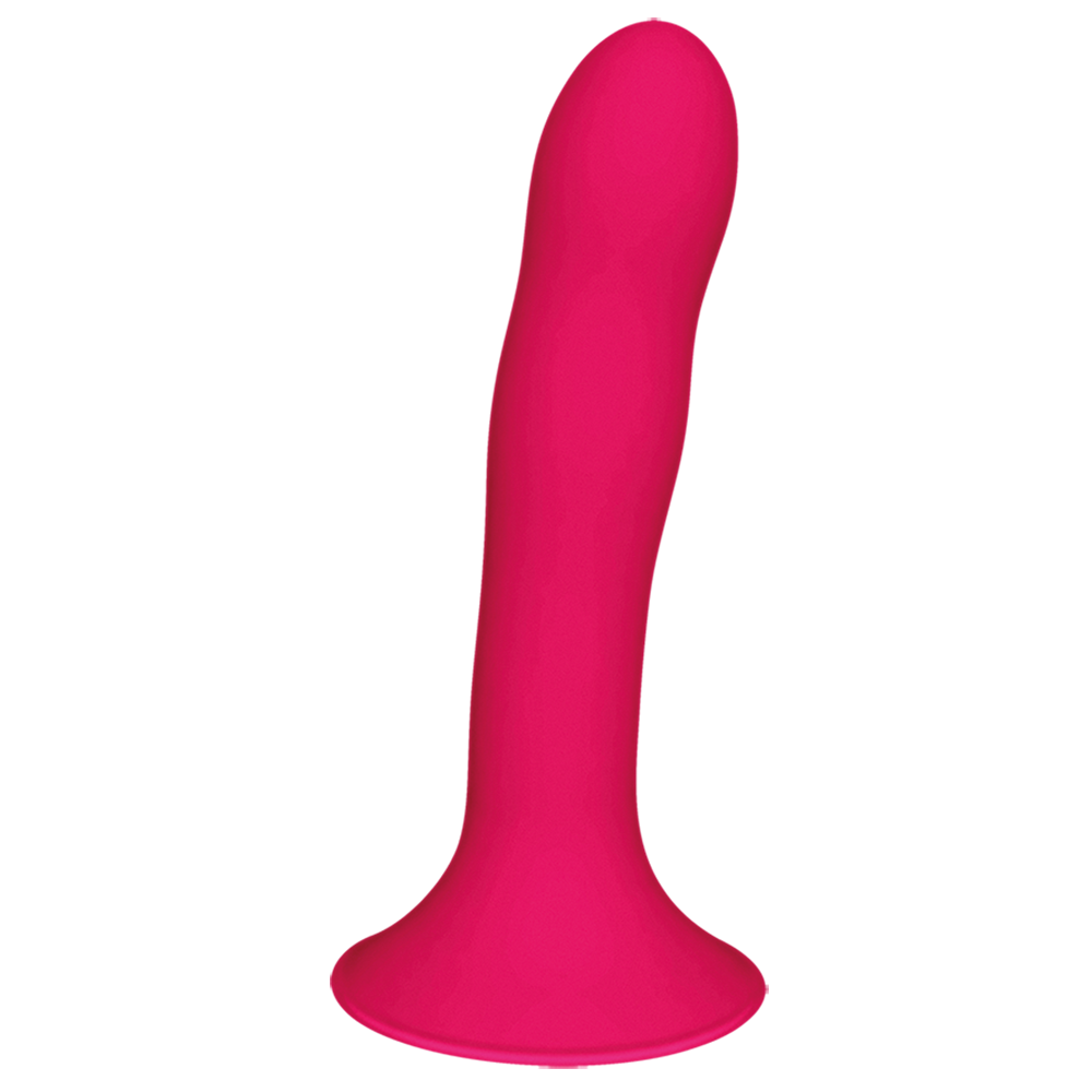 Adrien-Lastic-Cushioned-Core-Suction-Cup-Silicone-Dildo-6-5-Inch|Front|"6.5 inch cushioned dildo - front view"