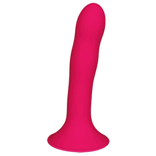 Adrien-Lastic-Cushioned-Core-Suction-Cup-Slim-Silicone-Dildo-6-8-Inch|Front|"6.8 inch slim dildo - front view"