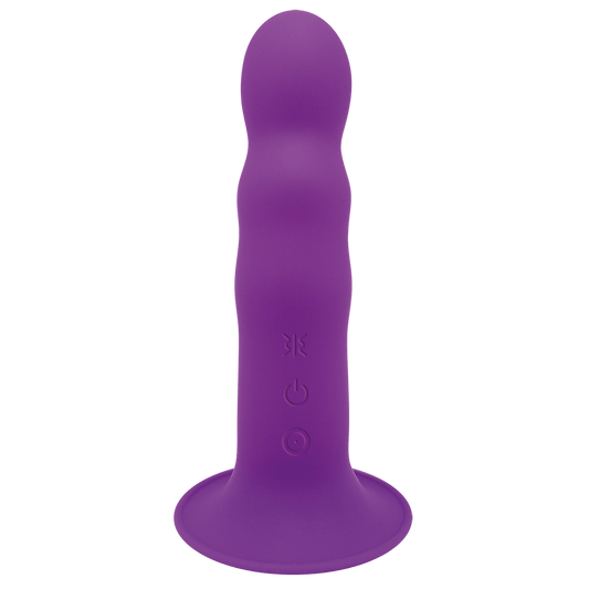 Adrien Lastic Dual Density Cushioned Core Vibrating Suction Cup Ribbed Silicone Dildo 7 Inch Adult Toys Direct