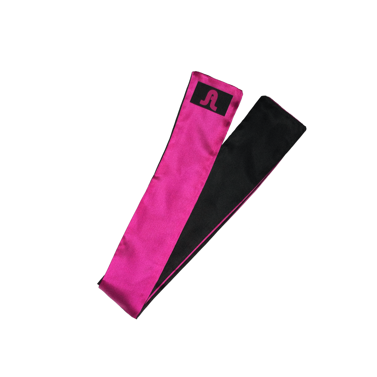 Adrien Lastic Satin Sash|Front View|"satin blindfold sash - front view"