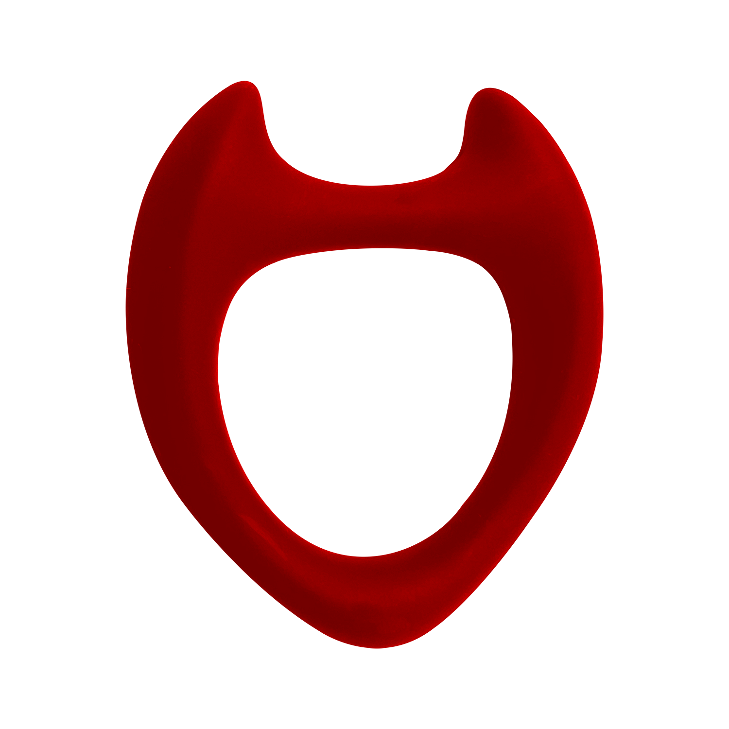 Adrien Lastic Wooomy Toro Cock Ring Large|Front View|"silicone cock ring large - front view"