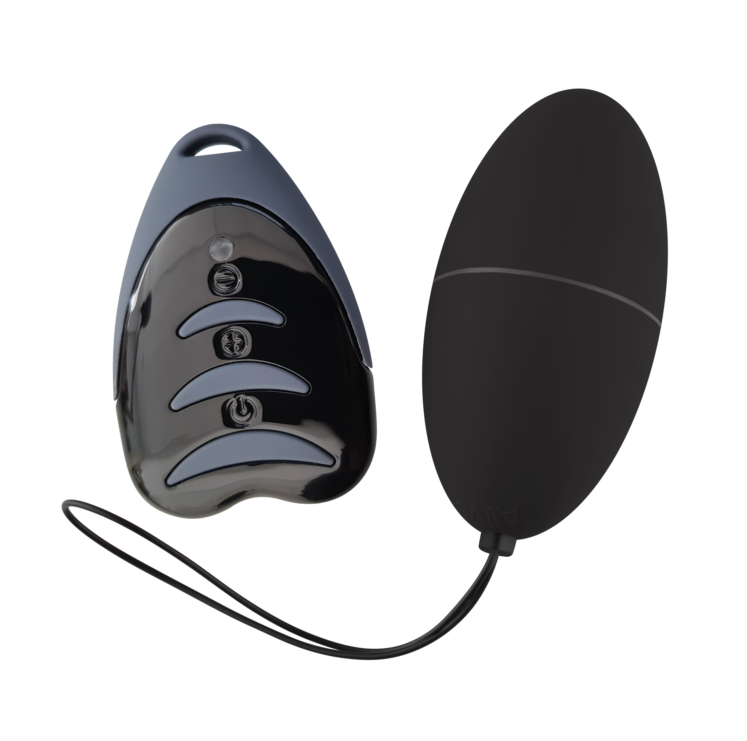 Alive 10 Function Remote Controlled Magic Egg 3.0 Black | Main View | "black remote controlled vibrating egg with 10 functions - main view"