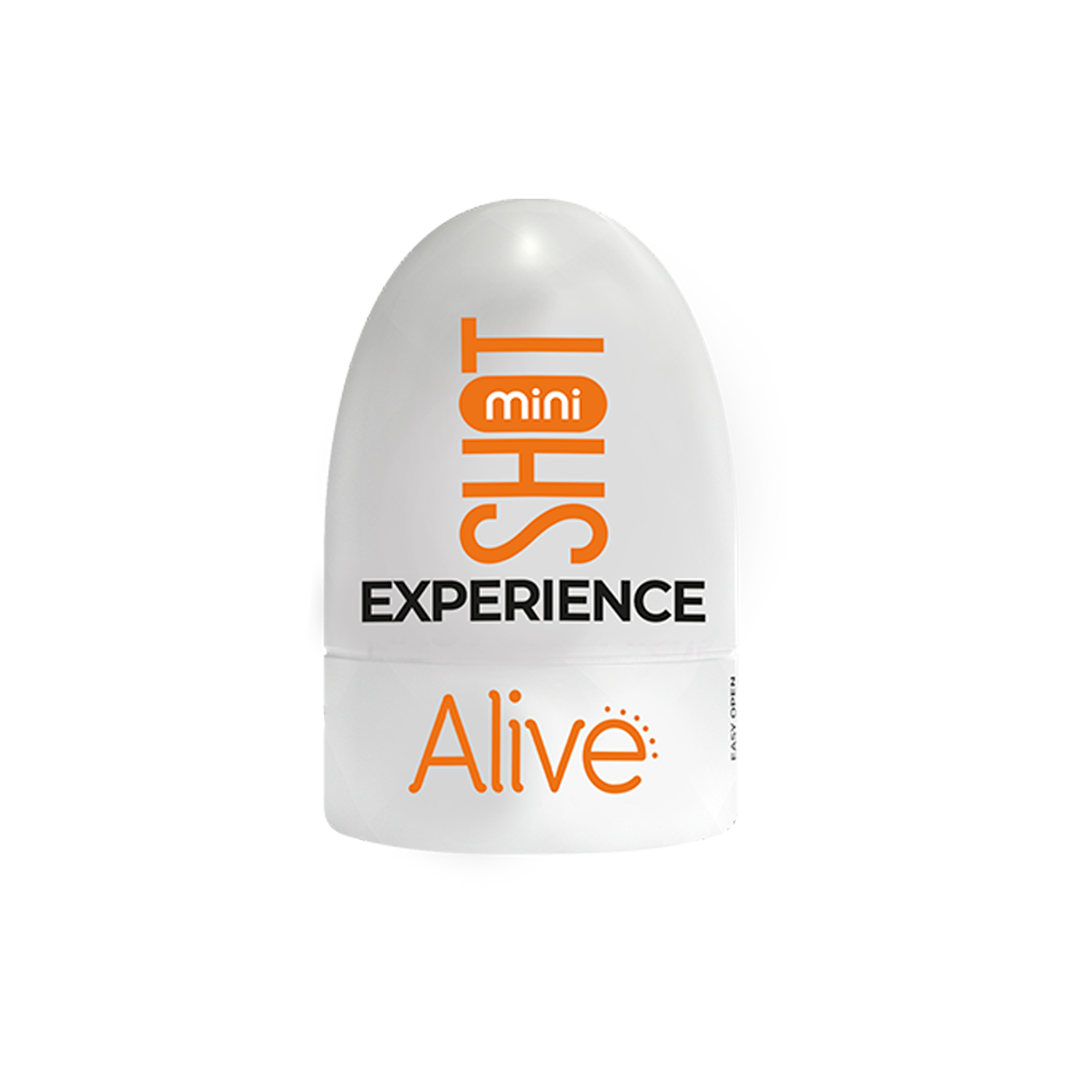 Alive Shot Mini Masturbator Vanilla | Front View | "mini vanilla masturbator - front view"