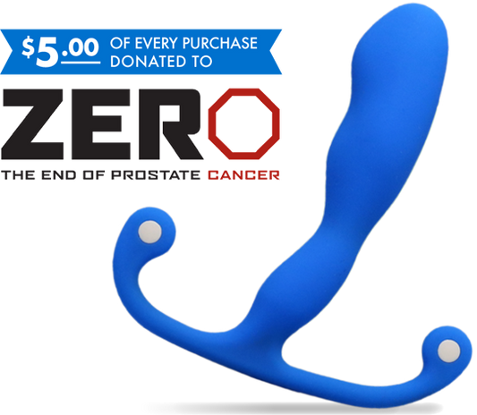 Aneros Helix Syn Blue Trident Prostate Massager Special Edition | Main View | "blue special edition prostate massager - main view"