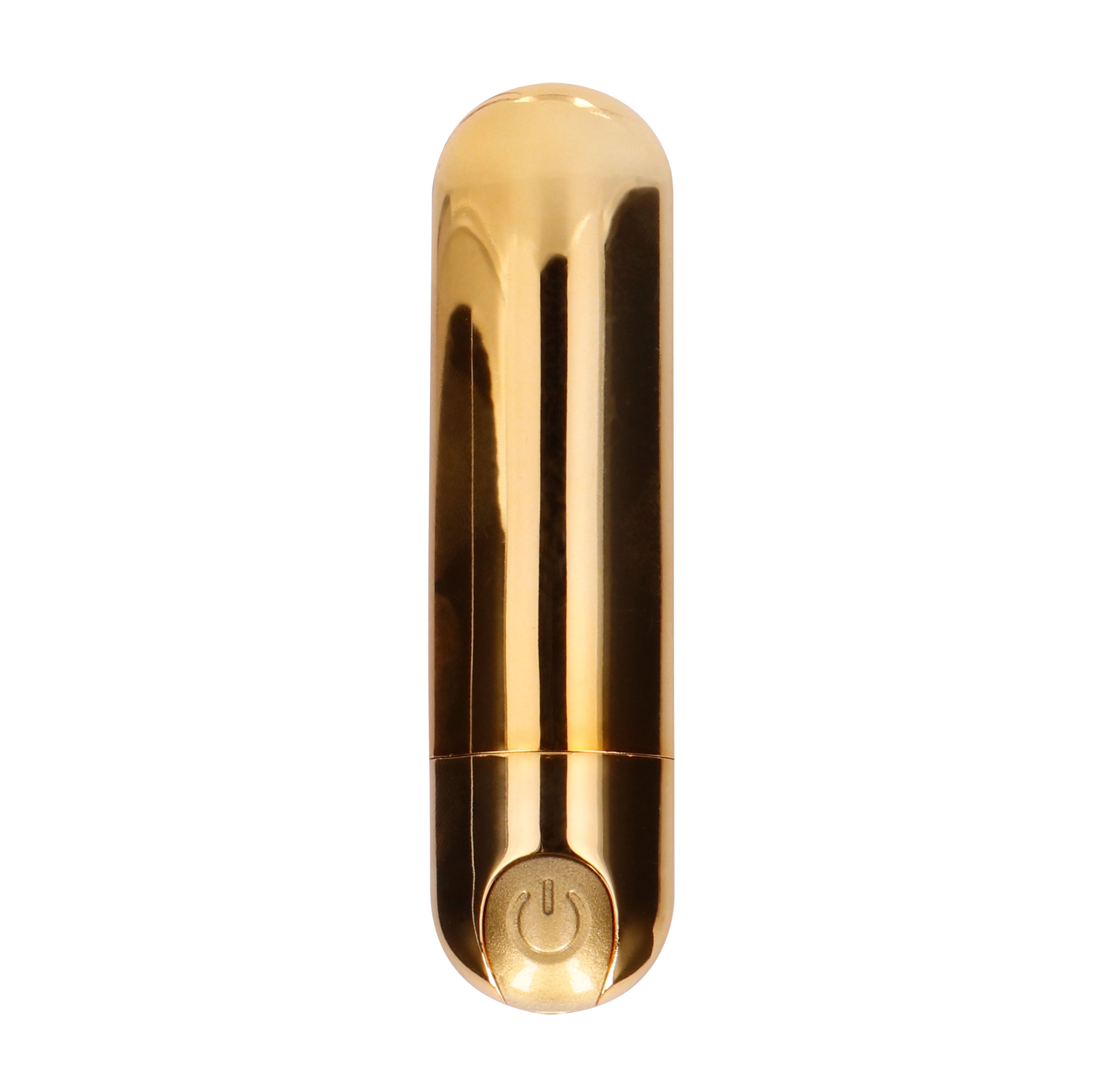 10 speed Rechargeable Bullet Gold|Product View|"Gold bullet - product view"