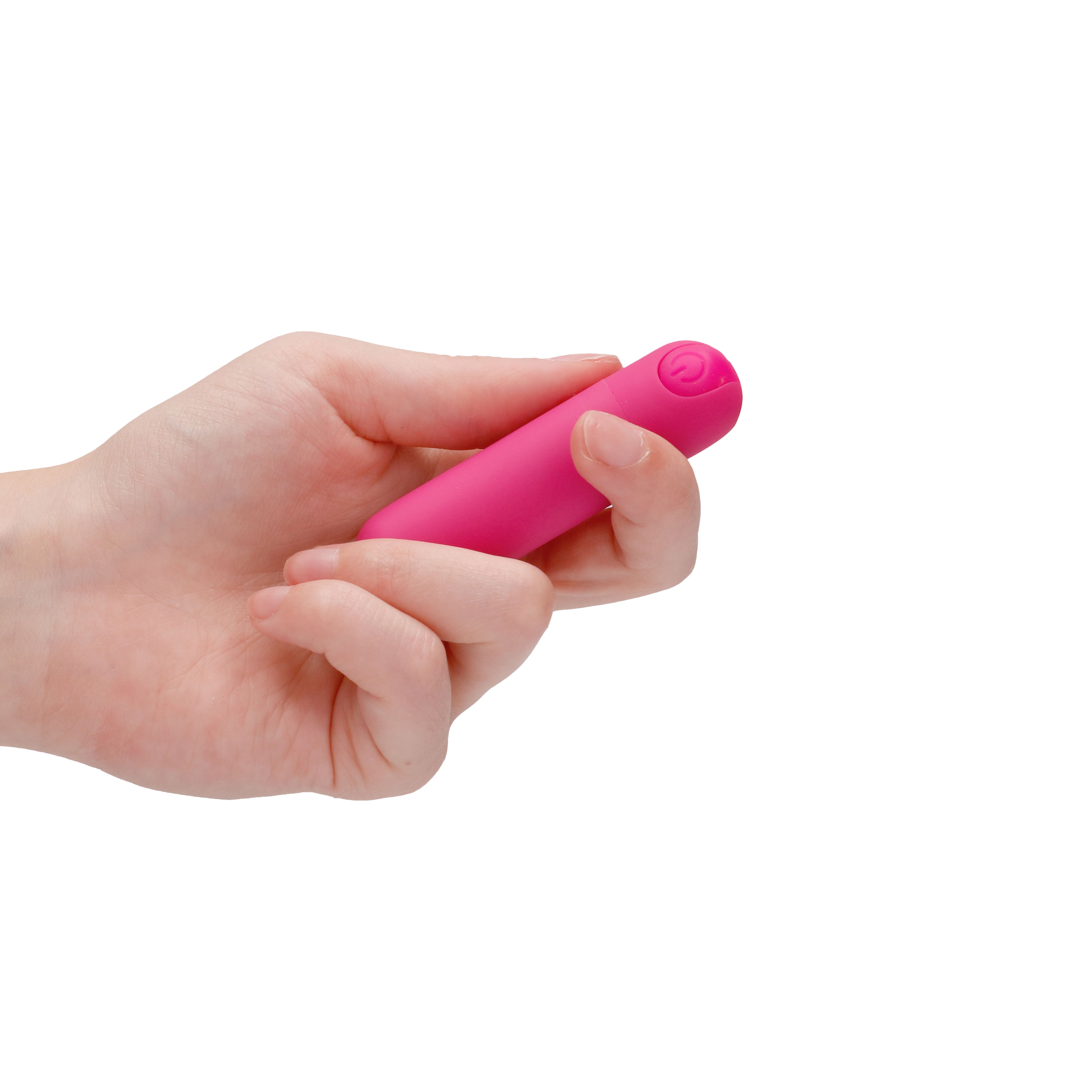 10 speed Rechargeable Bullet Pink|Detail View|"Pink bullet - detail view"