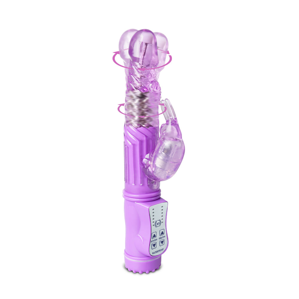 Rabbit Pearl Rechargeable Vibrator | Side View | "Pearl rechargeable vibrator - side view"
