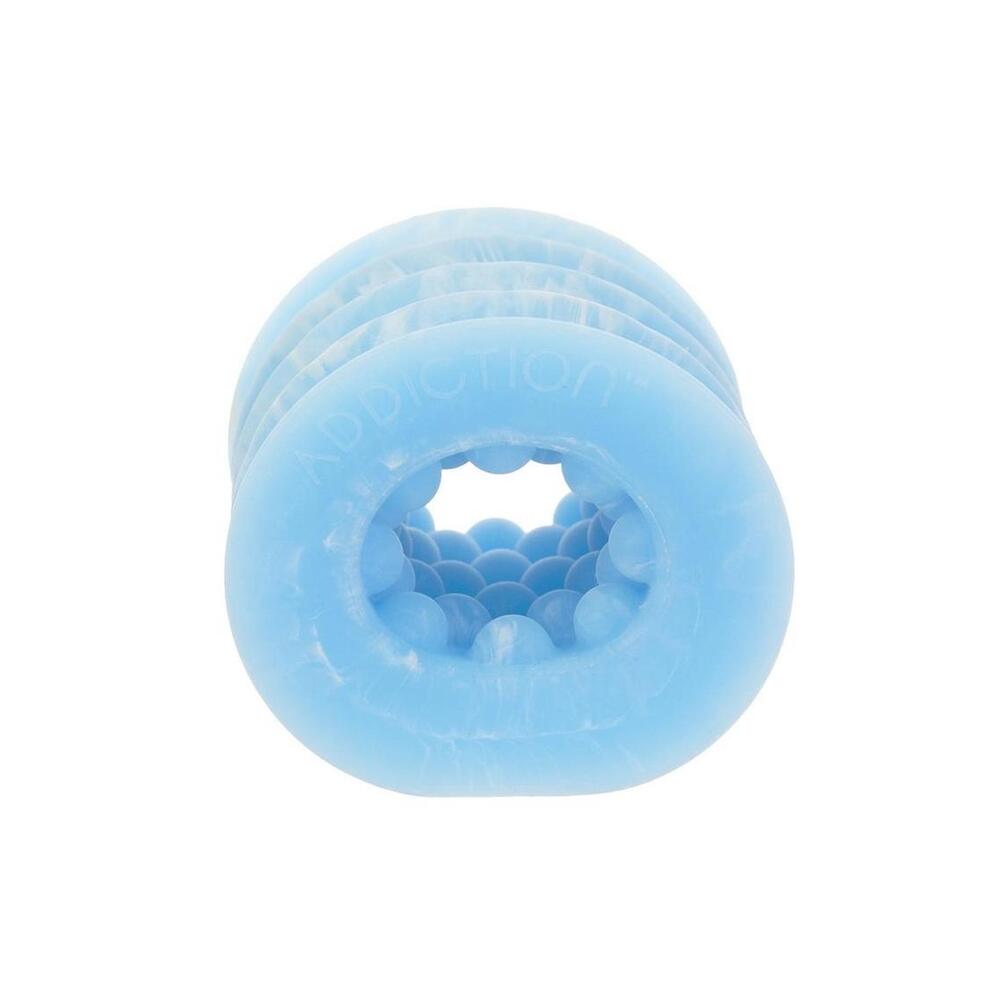 Addiction Silicone Glow in the Dark Masturbator | Side View | "Glow masturbator - side view"