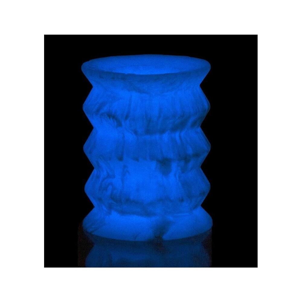 Addiction Silicone Glow in the Dark Masturbator | Back View | "Glow masturbator - back view"