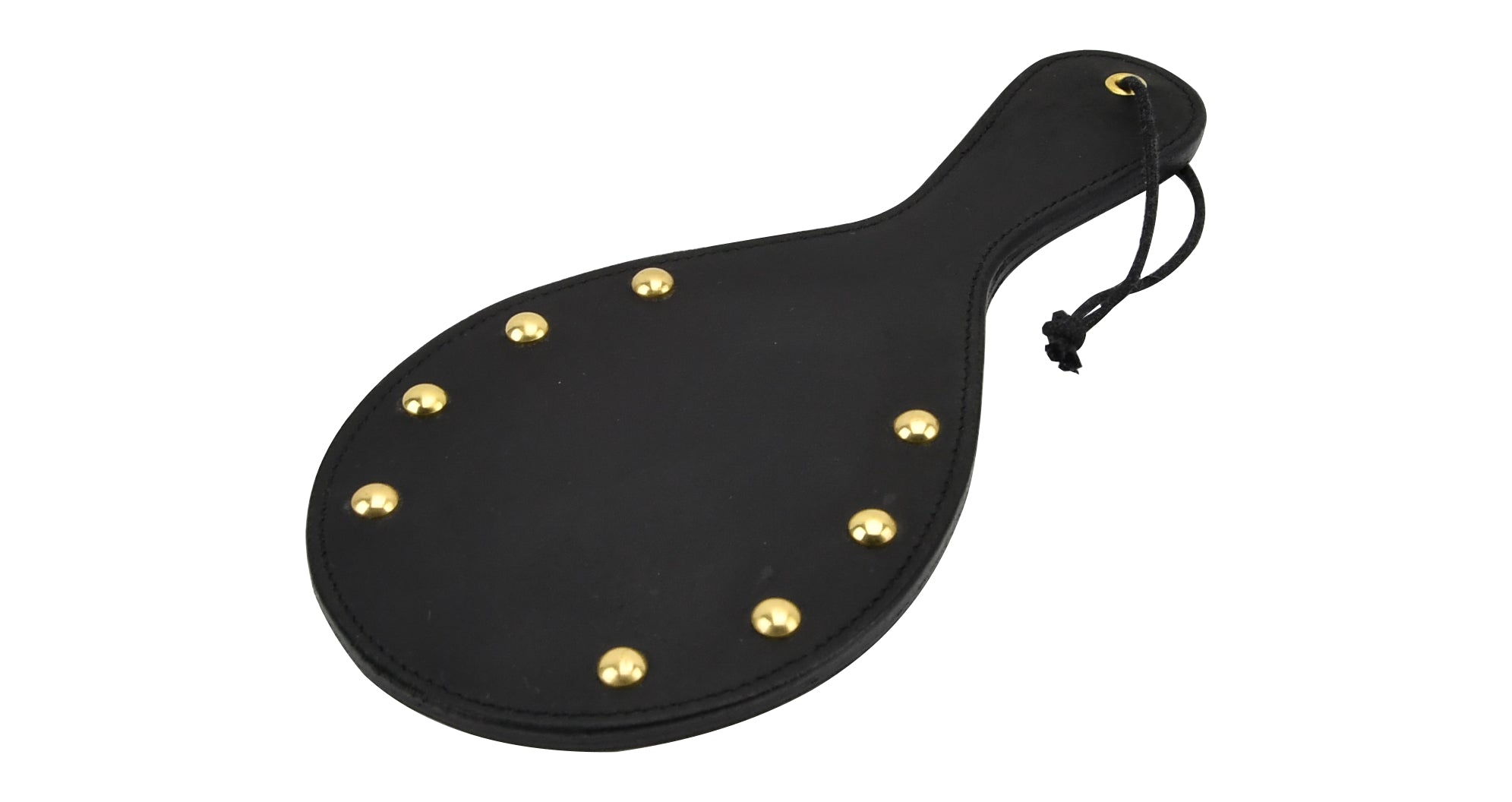 Bound Noir Nubuck Leather Paddle with Brass Stud Detail Adult Toys Direct