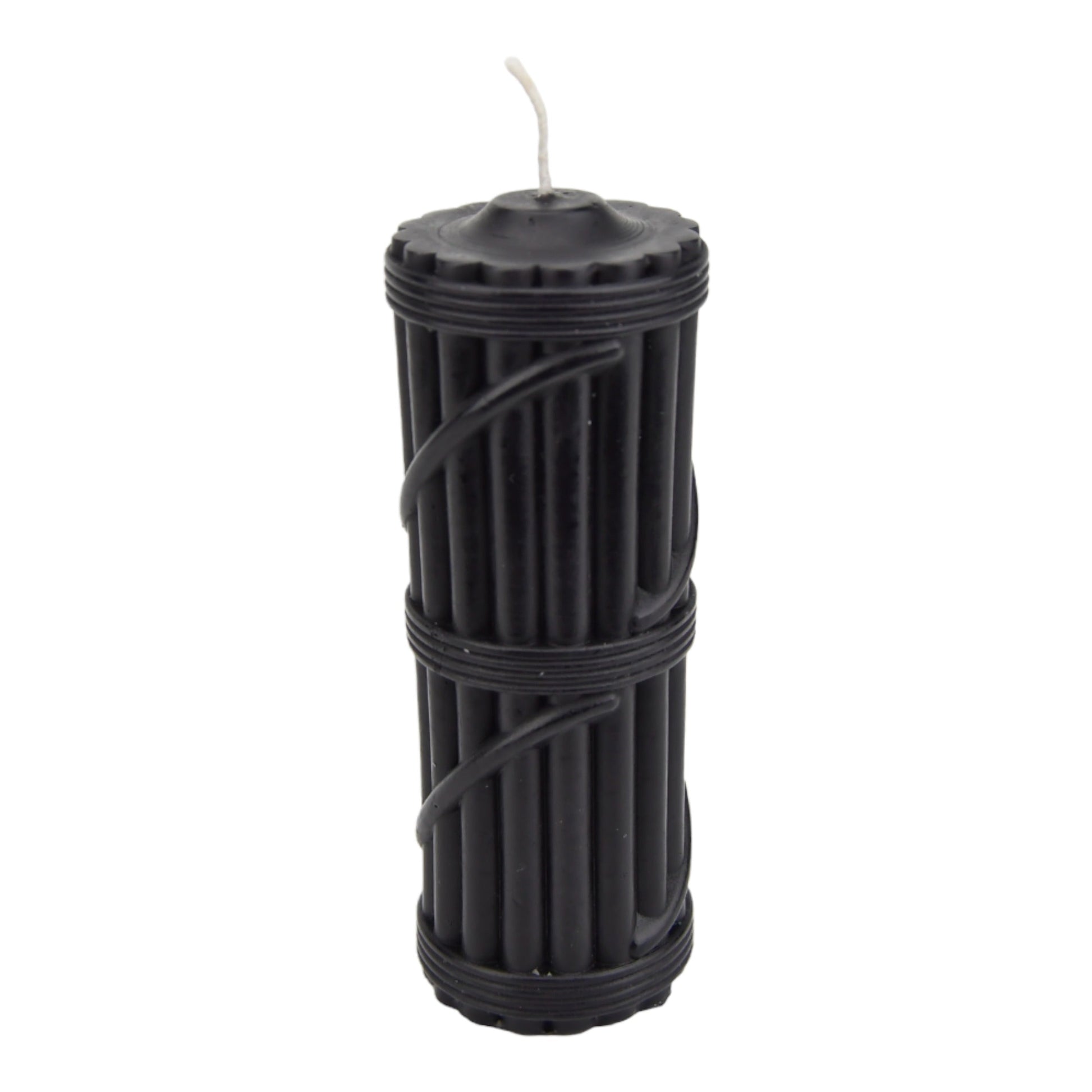 Bound to Play Hot Wax Candle Black|Front View|"Black hot wax candle - front view"