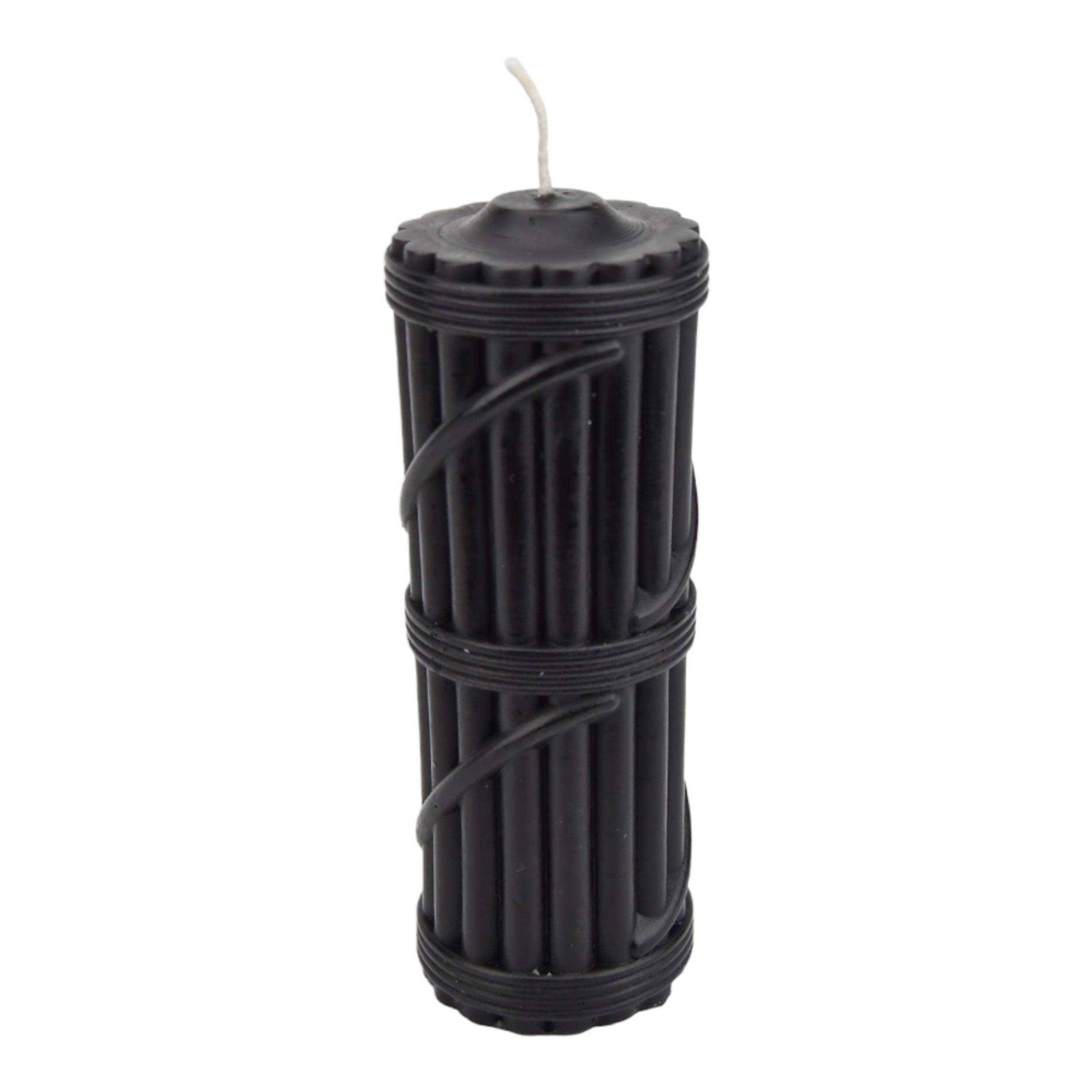 Bound to Play Hot Wax Candle Black|Front View|"Black hot wax candle - front view"