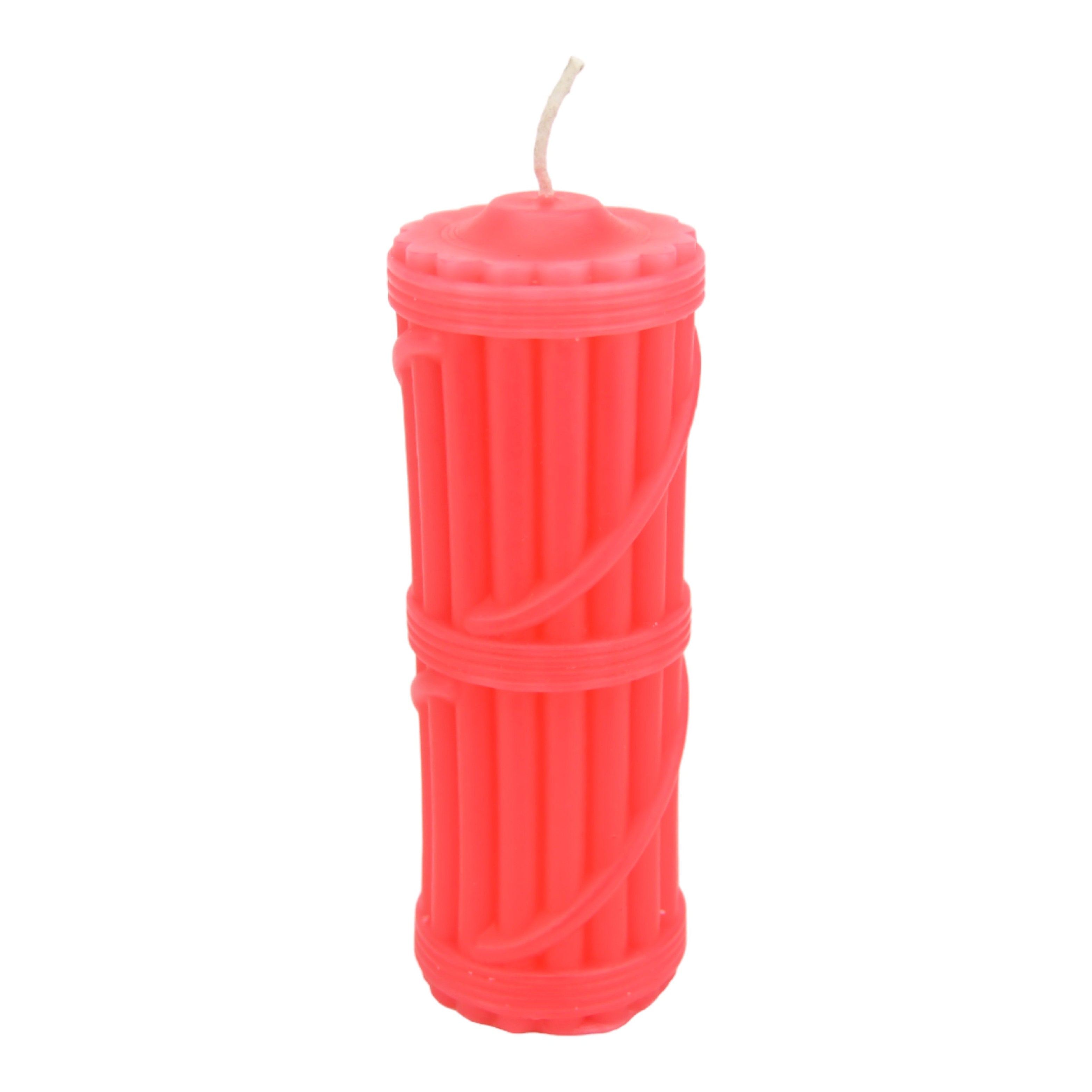 Bound to Play Hot Wax Candle Red|Front View|"Red hot wax candle - front view"